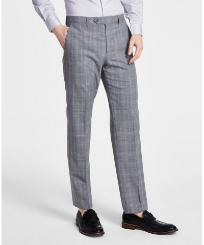 Men's Classic Fit Wool-Blend Plaid Suit Pants Multi $40.50 Suits