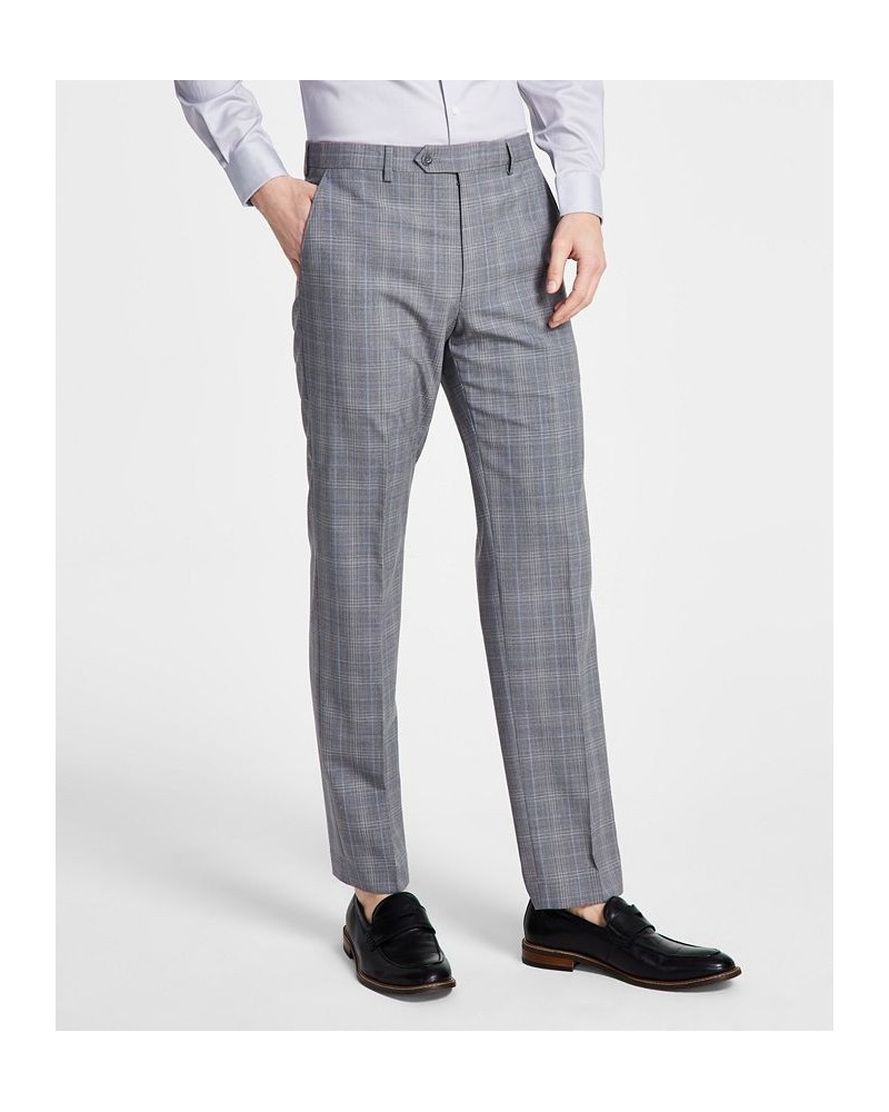 Men's Classic Fit Wool-Blend Plaid Suit Pants Multi $40.50 Suits