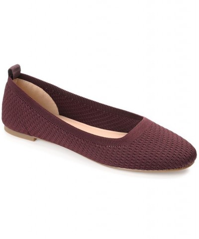 Women's Maryann Flats Red $30.80 Shoes