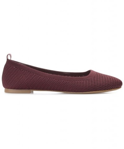 Women's Maryann Flats Red $30.80 Shoes