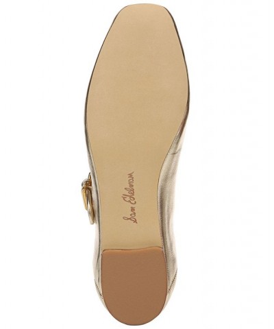 Women's Michaela Mary Jane Flats Brown $45.45 Shoes