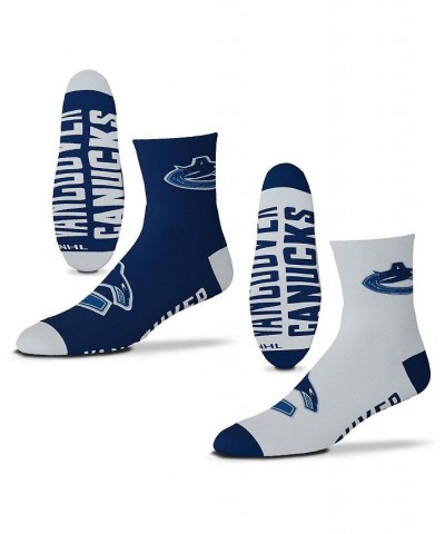 Men's Vancouver Canucks 2-Pack Team Quarter-Length Socks $18.87 Socks