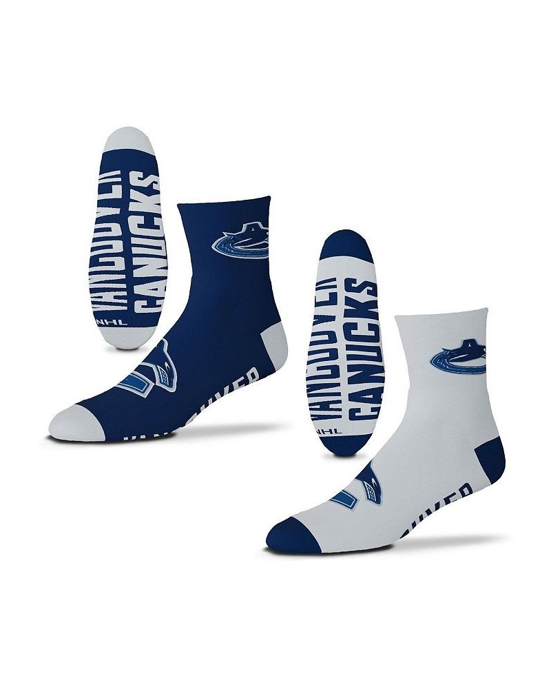 Men's Vancouver Canucks 2-Pack Team Quarter-Length Socks $18.87 Socks