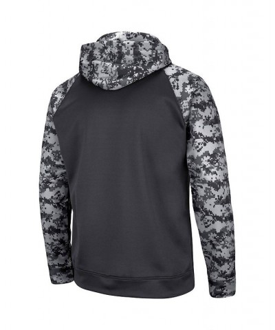 Men's Charcoal Arizona State Sun Devils OHT Military-Inspired Appreciation Digital Camo Pullover Hoodie $30.15 Sweatshirt