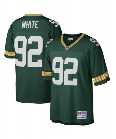 Men's Reggie White Green Green Bay Packers Big and Tall 1996 Retired Player Replica Jersey $81.60 Jersey