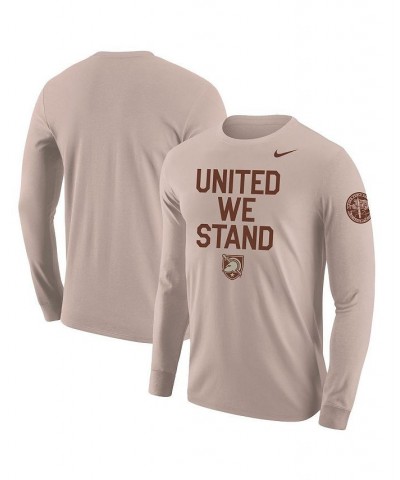 Men's Oatmeal Army Black Knights Rivalry United We Stand 2-Hit Long Sleeve T-shirt $21.82 T-Shirts