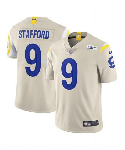 Men's Matthew Stafford Bone Los Angeles Rams Vapor Limited Jersey $66.30 Jersey