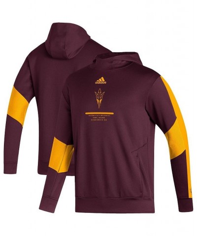 Men's Maroon Arizona State Sun Devils 2021 Sideline AEROREADY Hoodie $38.49 Sweatshirt