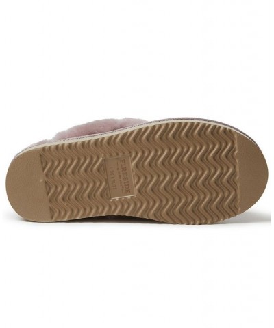 Women's Sydney Shearling Scuff Slippers Pink $40.80 Shoes