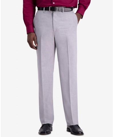 J.M. Men’s Premium Classic-Fit 4-Way Stretch Dress Pants Light Grey $26.95 Pants