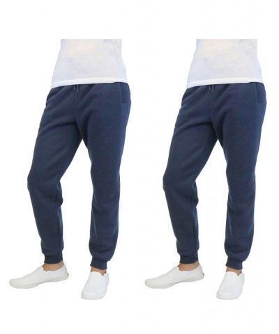 Men's 2-Packs Slim-Fit Fleece Jogger Sweatpants Navy x 2 $27.60 Pants