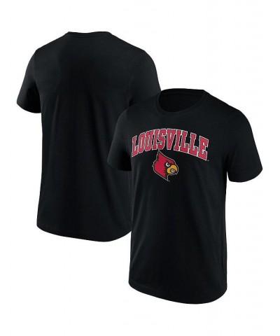 Men's Branded Black Louisville Cardinals Campus 2.0 T-shirt $14.10 T-Shirts