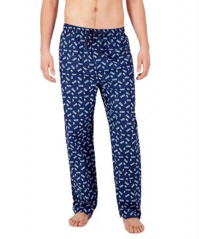 Men's 1 Dad Pajama Pants Blue $25.00 Pajama