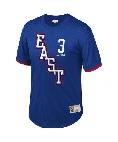 Men's Allen Iverson Royal Nba Mesh T-shirt $56.40 T-Shirts