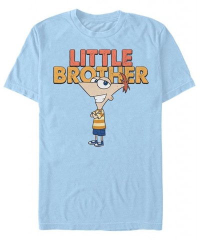 Men's The Little Brother Short Sleeve Crew T-shirt Blue $17.84 T-Shirts