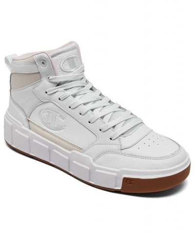 Men's Drome Ventor Hi Casual Sneakers White $34.00 Shoes