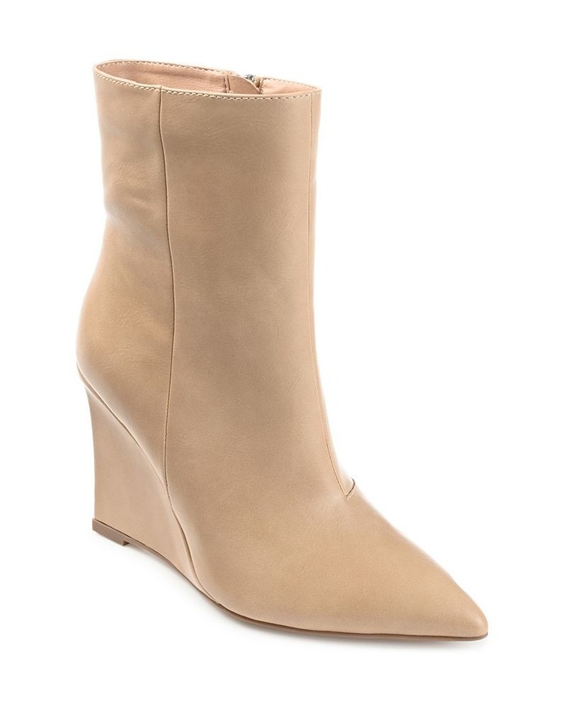 Women's Glorria Wedge Bootie PD03 $54.60 Shoes