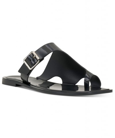 Jicarlie Slip-On Slide Jelly Sandals Black $35.88 Shoes