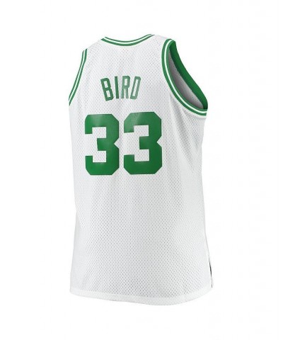 Men's Larry Bird White Boston Celtics Big and Tall 1985-86 Hardwood Classics Swingman Jersey $48.00 Jersey