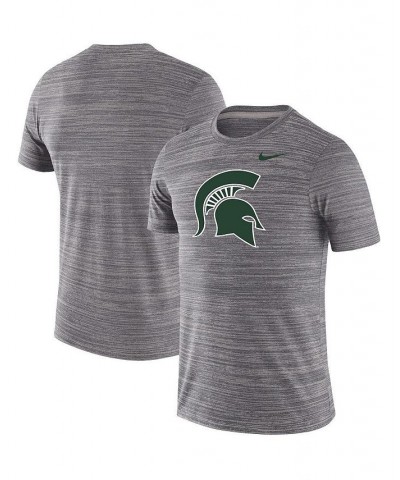 Men's Charcoal Michigan State Spartans Big and Tall Velocity Space-Dye Performance T-shirt $23.10 T-Shirts