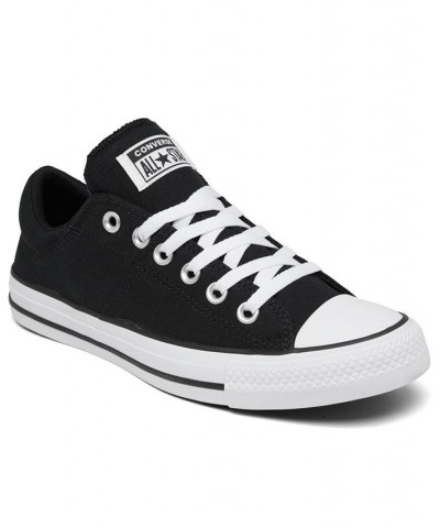 Women's Chuck Taylor Madison Low Top Casual Sneakers Black $29.40 Shoes