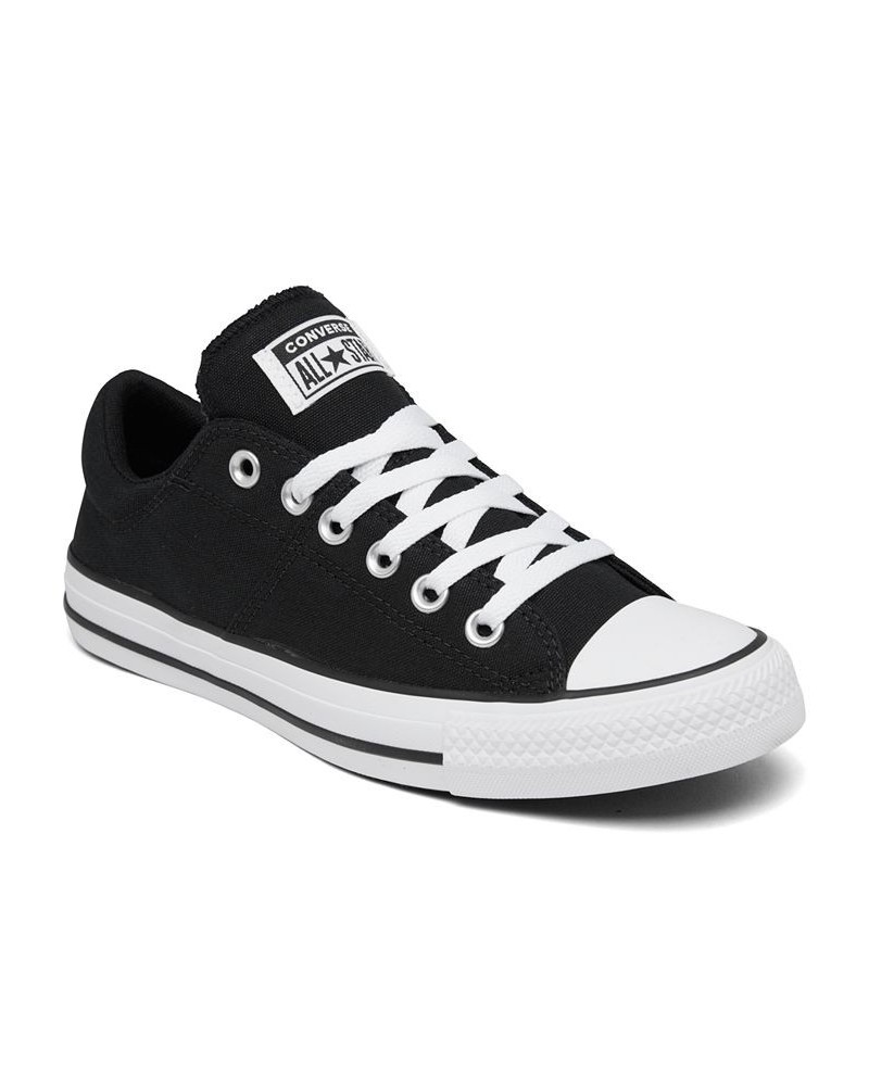 Women's Chuck Taylor Madison Low Top Casual Sneakers Black $29.40 Shoes