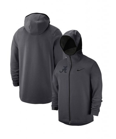 Men's Anthracite Alabama Crimson Tide Tonal Showtime Full-Zip Hoodie $58.50 Sweatshirt