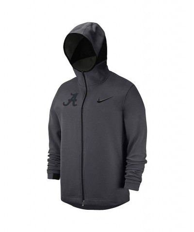 Men's Anthracite Alabama Crimson Tide Tonal Showtime Full-Zip Hoodie $58.50 Sweatshirt