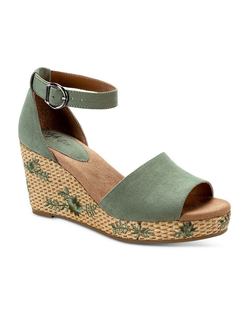 Seleeney Wedge Sandals PD09 $29.89 Shoes