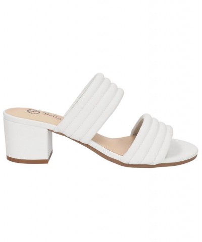 Women's Georgette Heeled Sandals White $40.00 Shoes