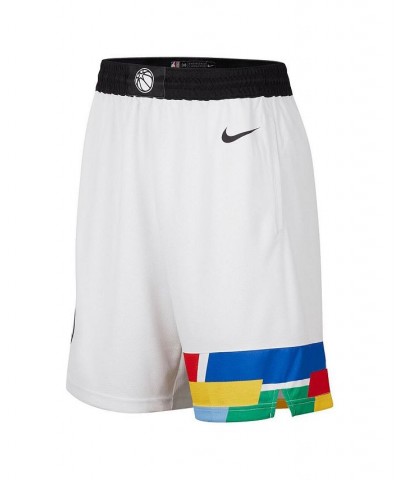 Men's White Minnesota Timberwolves 2022/23 City Edition Swingman Shorts $43.00 Shorts