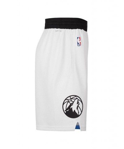 Men's White Minnesota Timberwolves 2022/23 City Edition Swingman Shorts $43.00 Shorts