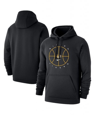 Men's Black Missouri Tigers Basketball Icon Club Fleece Pullover Hoodie $39.10 Sweatshirt