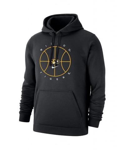 Men's Black Missouri Tigers Basketball Icon Club Fleece Pullover Hoodie $39.10 Sweatshirt