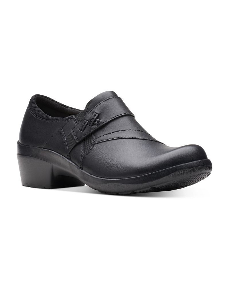 Women's Angie Pearl Slip-On Shoes Black $47.25 Shoes