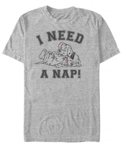 Men's Nap Short Sleeve T-Shirt Gray $14.35 T-Shirts