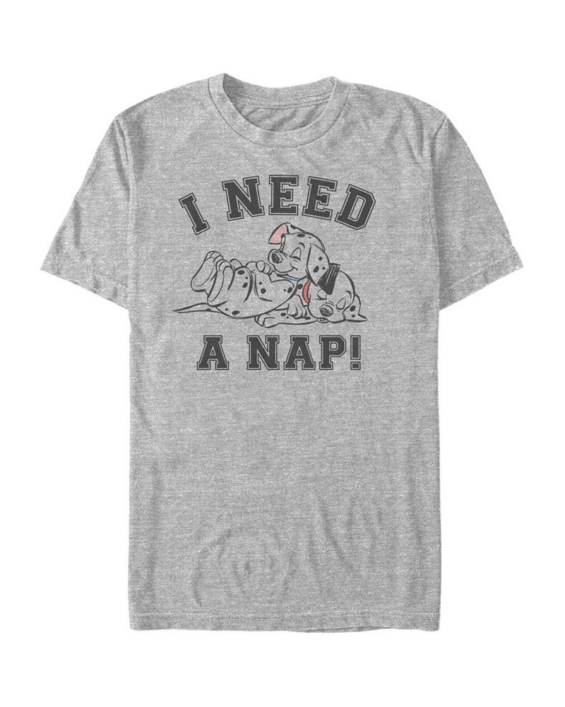 Men's Nap Short Sleeve T-Shirt Gray $14.35 T-Shirts