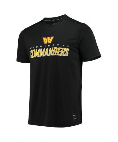 Men's Black Washington Commanders T-shirt $51.29 T-Shirts