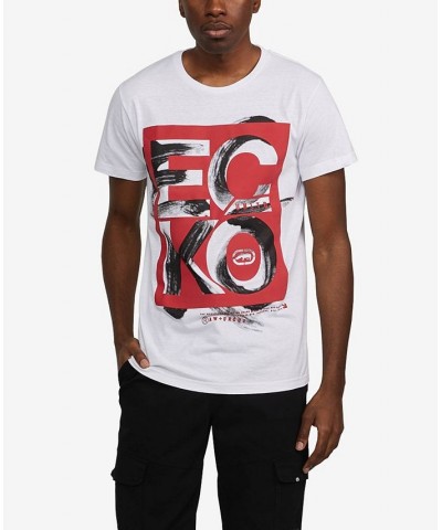 Men's Stencil Up Graphic T-shirt White $14.28 T-Shirts