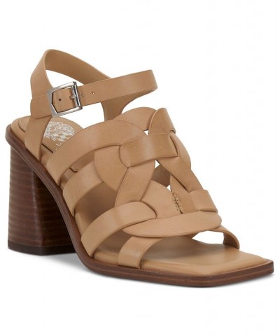 Isaminda Woven Fisherman City Sandals Tan/Beige $56.99 Shoes