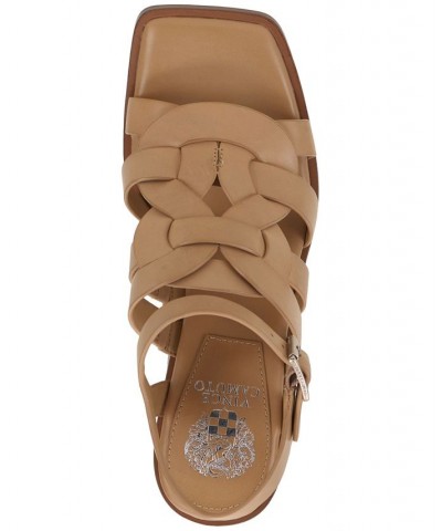 Isaminda Woven Fisherman City Sandals Tan/Beige $56.99 Shoes