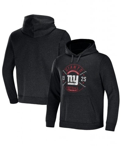 Men's NFL x Darius Rucker Collection by Heather Charcoal New York Giants Radar Pullover Hoodie $37.95 Sweatshirt