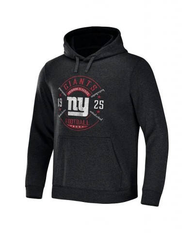 Men's NFL x Darius Rucker Collection by Heather Charcoal New York Giants Radar Pullover Hoodie $37.95 Sweatshirt