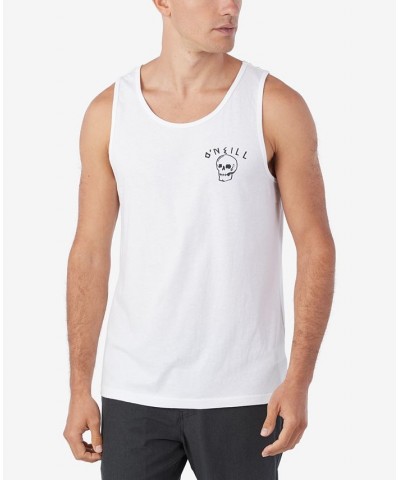 Men's Beach Fossil Graphic Tank Top White $16.80 T-Shirts