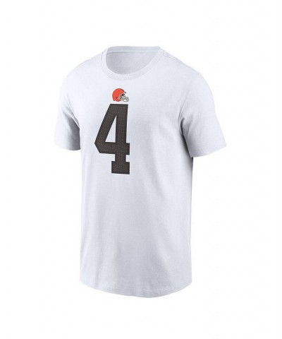 Men's Deshaun Watson White Cleveland Browns Player Name & Number T-shirt $28.49 T-Shirts