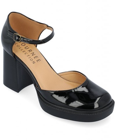 Women's Sophilynn Platform Heels Black $41.00 Shoes